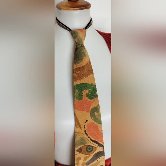 E. Graziano Other - UNIQUE ITALIAN ZIPPER NECK TIE